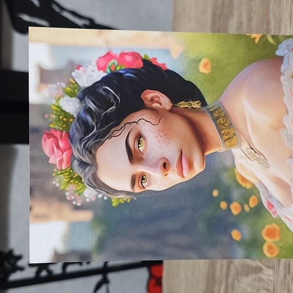 4x6 Princess Floral Fantasy Art Watercolor Oil‎ Painting Print - Picture 2 of 5